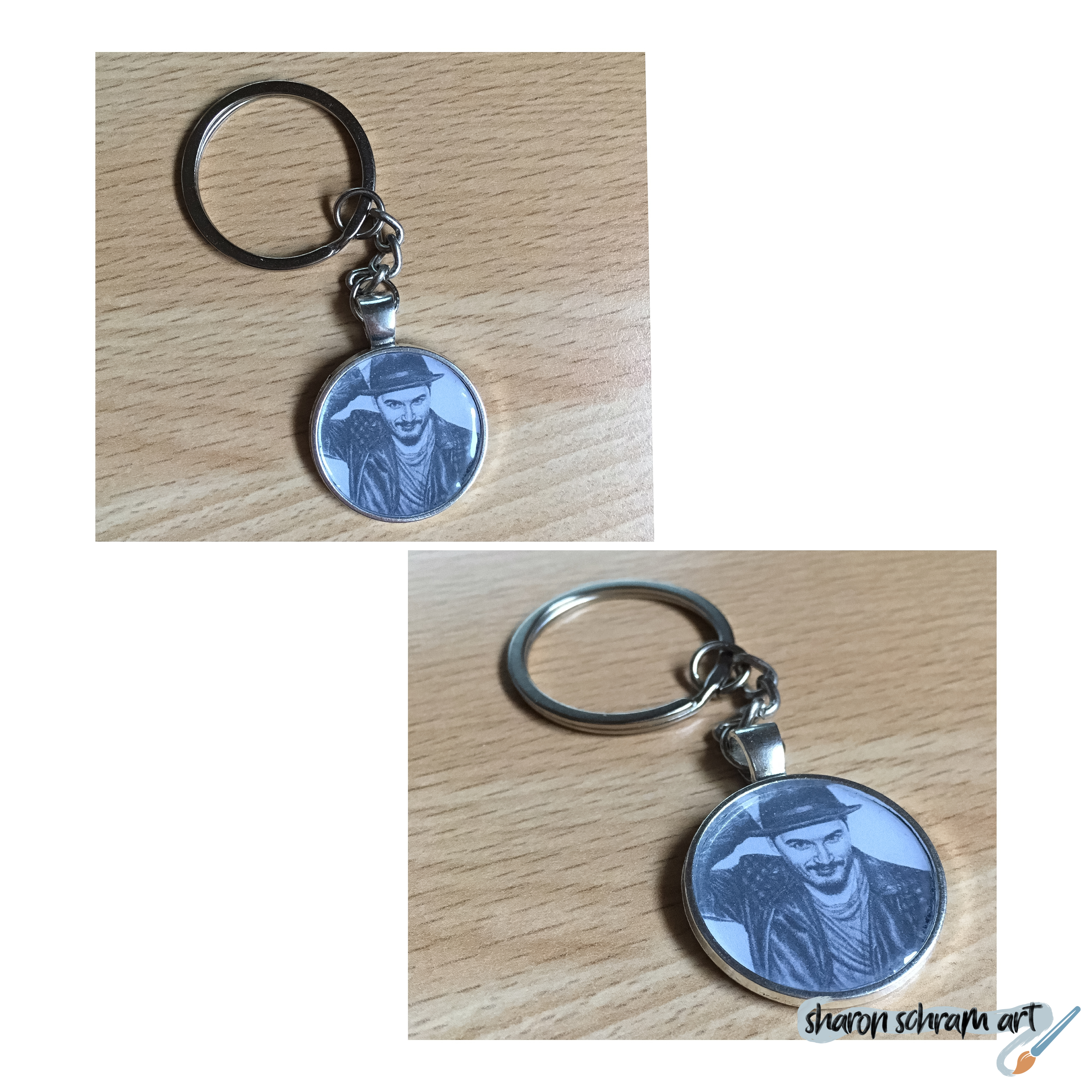 Epoxy sleutelhanger
