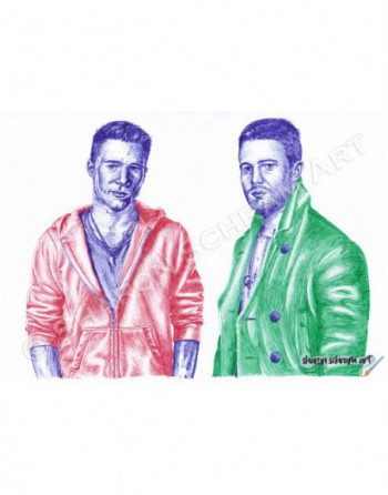 Colton Haynes & Stephen Amell